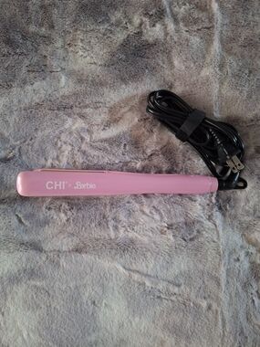 NWOT CHI X Barbie Mini Pink Hair Flat Iron - Sleek Styling Straightener Limited